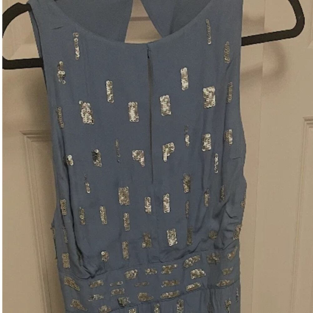 Hoss Intropia blue sequin dress